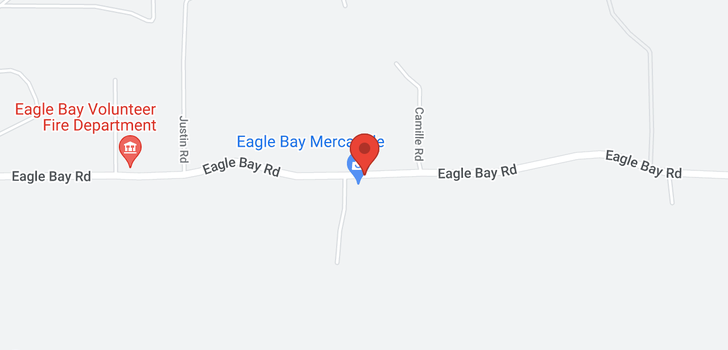 map of Lot 3 Eagle Bay Road